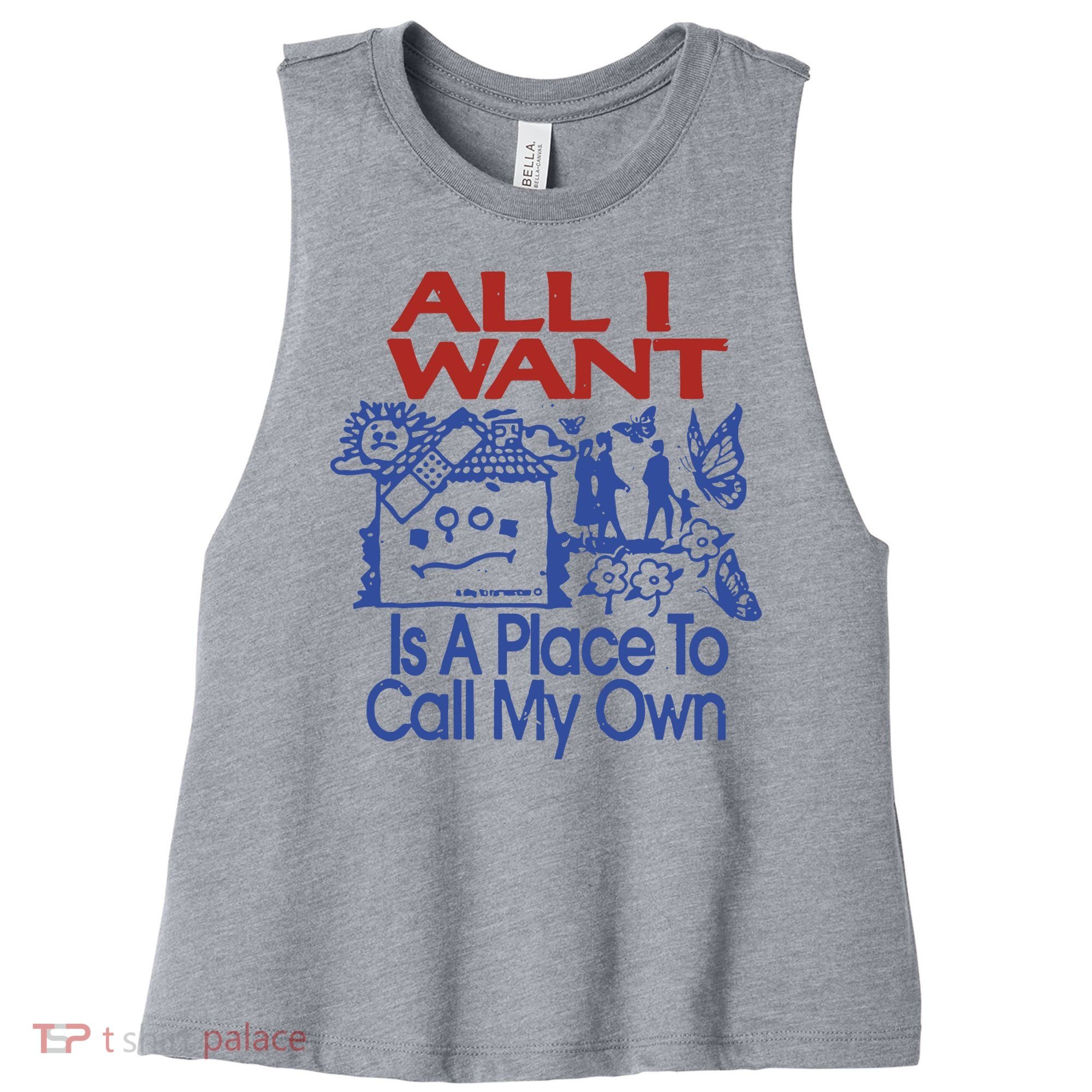 All I Want A Day To Remember 2024 Women's Racerback Cropped Tank