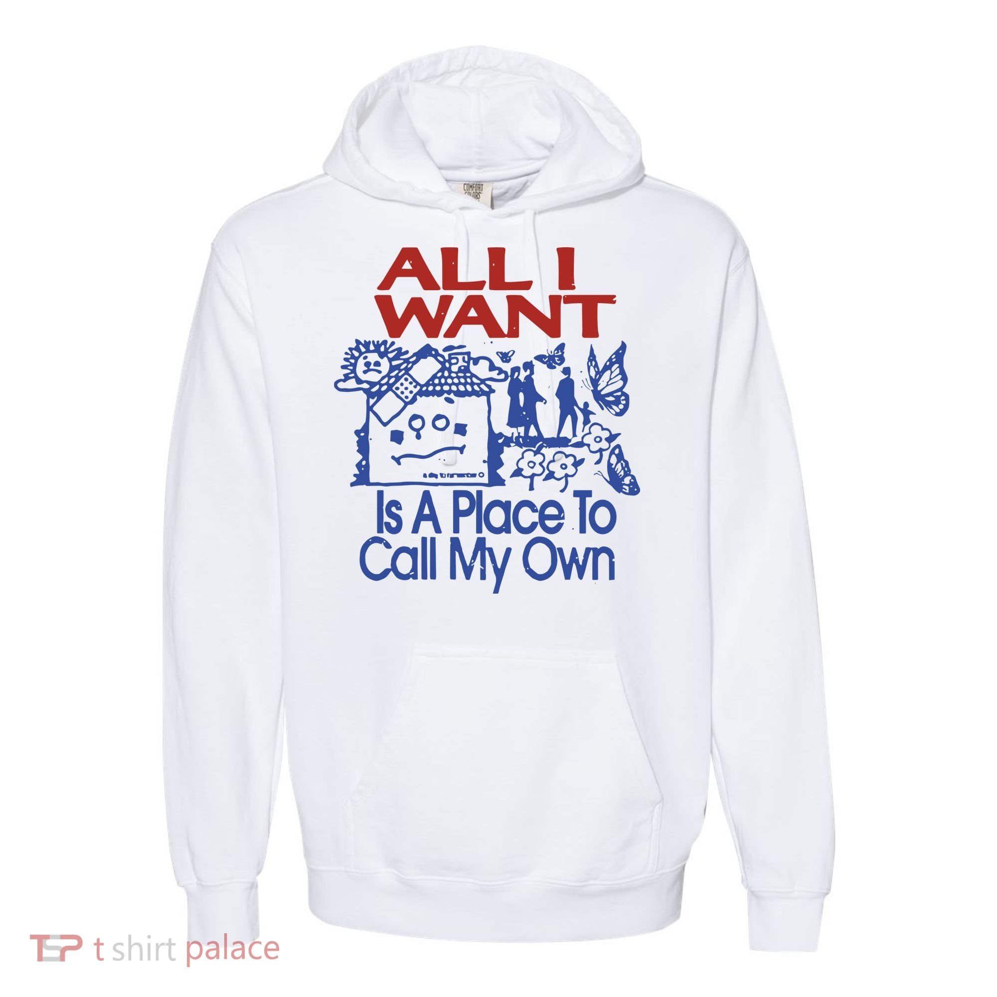 All I Want A Day To Remember 2024 Comfort Colors Garment-Dyed Hooded Sweatshirt