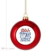 All I Want A Day To Remember 2024 Plastic Christmas Ball Ornament thumb 0
