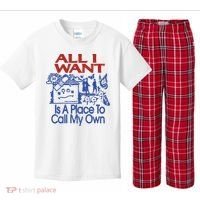 All I Want A Day To Remember 2024 Kids Plaid Pajama Set thumb 0
