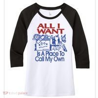 All I Want A Day To Remember 2024 Women's Tri-Blend 3/4-Sleeve Raglan Shirt thumb 0