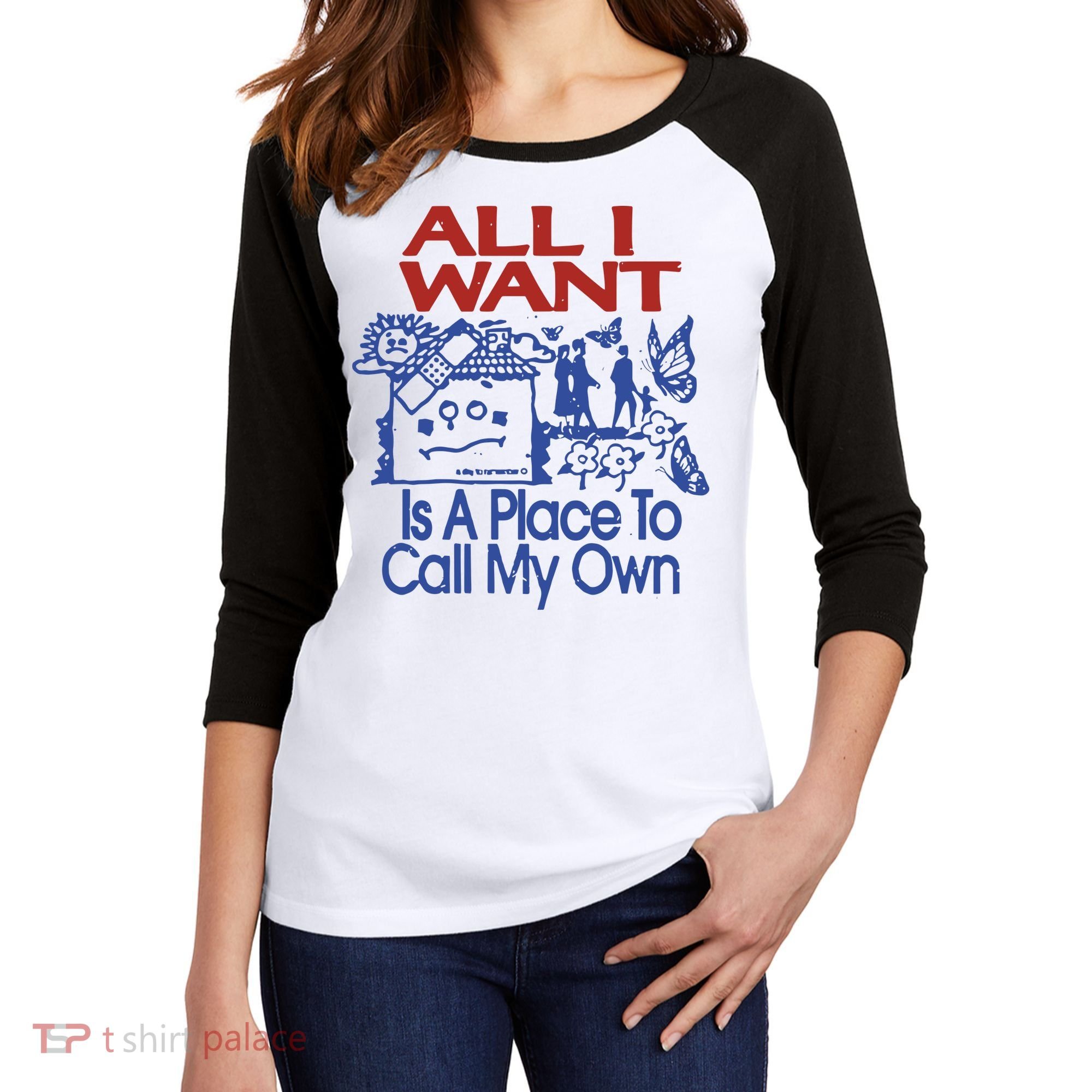 All I Want A Day To Remember 2024 Women's Tri-Blend 3/4-Sleeve Raglan Shirt