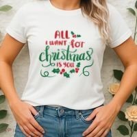 All I Want For Christmas Is You Women's T-Shirt thumb 2