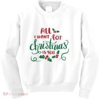 All I Want For Christmas Is You Kids Sweatshirt thumb 0