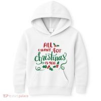 All I Want For Christmas Is You Kids Hoodie thumb 0