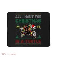 All I Want For Christmas Is A Sea Turtle Funny Ugly Sweater  Mousepad thumb 0