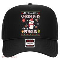 All I Want For Christmas Is A Penguin Funny Xmas Holiday Gift Hat thumb 0