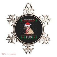 All I Want For Christmas Is My Pug Ugly Christmas Ornament thumb 0