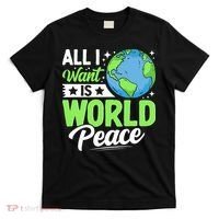 All I Want Is World Peace Graphic T-Shirt thumb 0