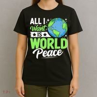 All I Want Is World Peace Graphic T-Shirt thumb 4