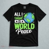 All I Want Is World Peace Graphic T-Shirt thumb 5