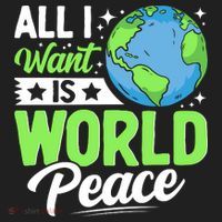 All I Want Is World Peace Graphic Beanie thumb 2