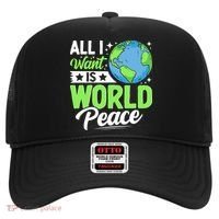 All I Want Is World Peace Graphic Hat thumb 0