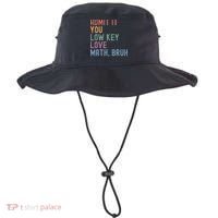 Admit It You Low Key Love Math Bruh Bucket Hat thumb 0