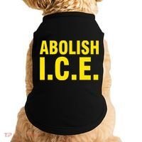 Abolish ICE Yellow Anti I.C.E Doggie Tank thumb 0
