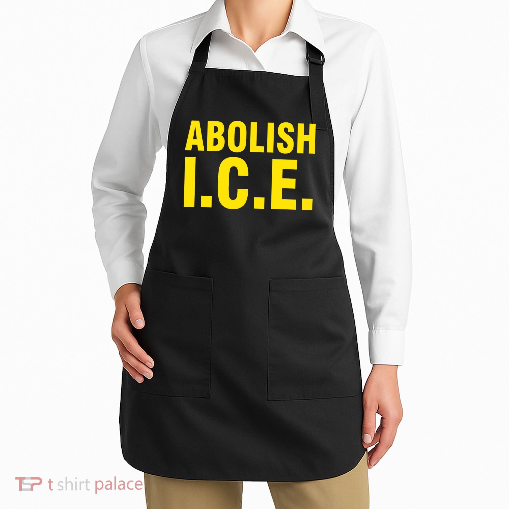 Abolish ICE Yellow Anti I.C.E Apron