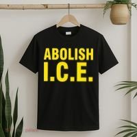Abolish ICE Yellow Anti I.C.E T-Shirt thumb 2