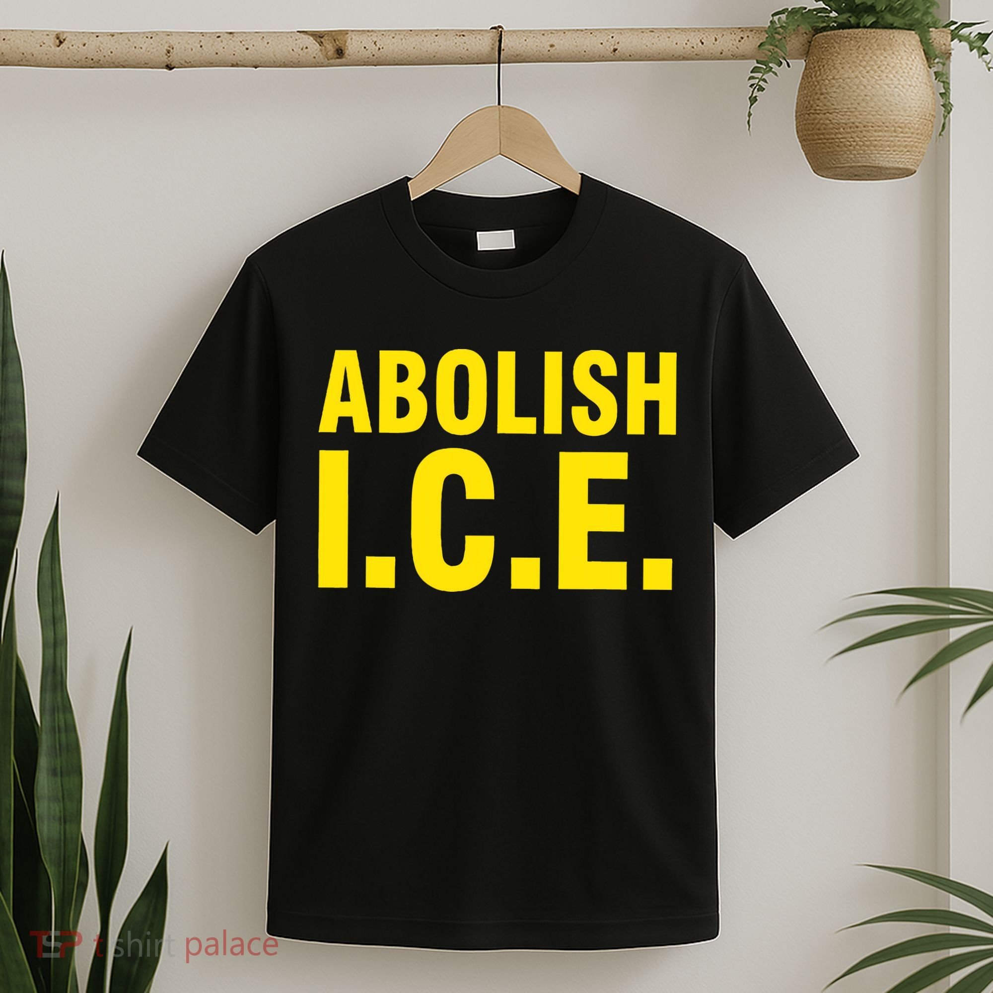 Abolish ICE Yellow Anti I.C.E T-Shirt