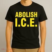 Abolish ICE Yellow Anti I.C.E T-Shirt thumb 3