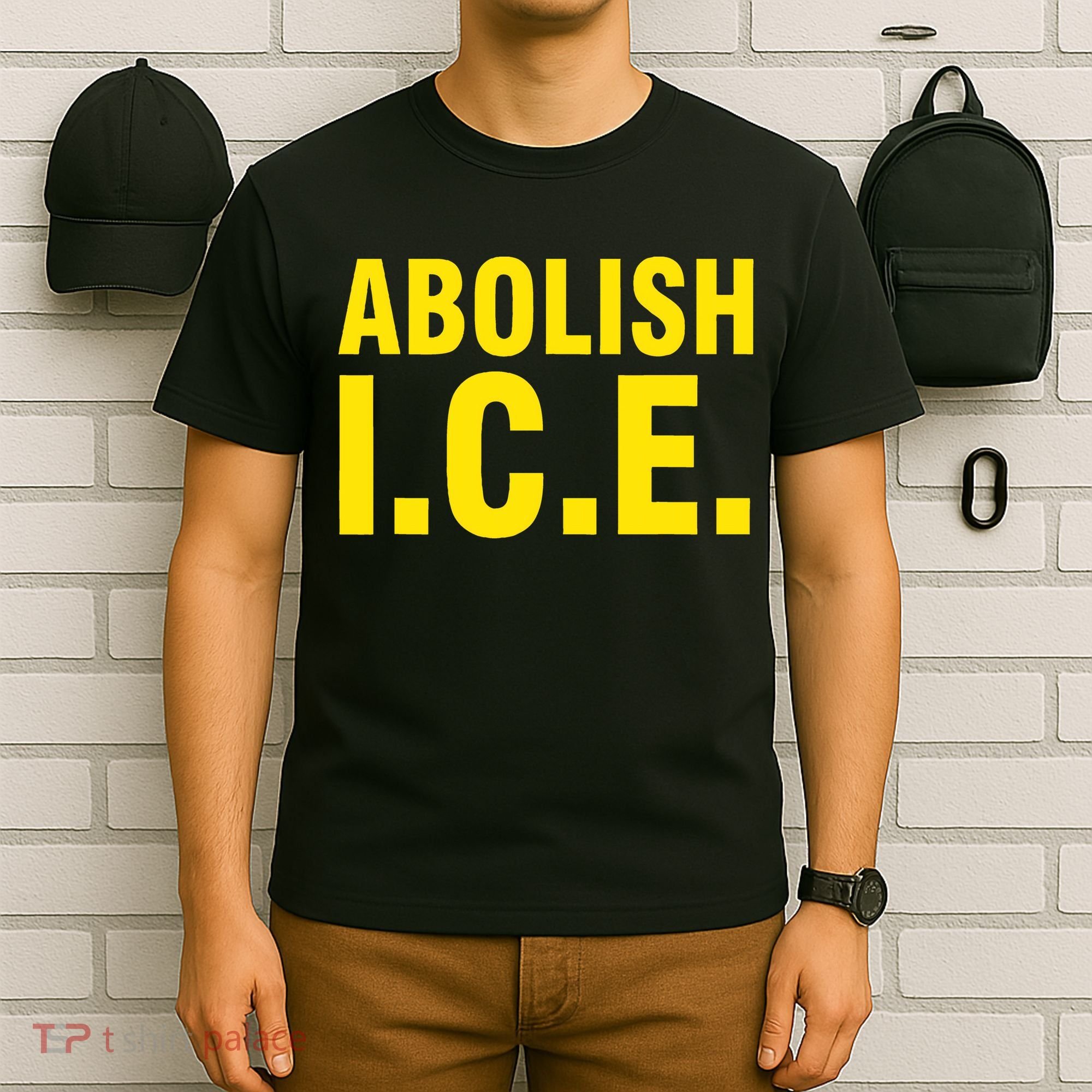 Abolish ICE Yellow Anti I.C.E T-Shirt