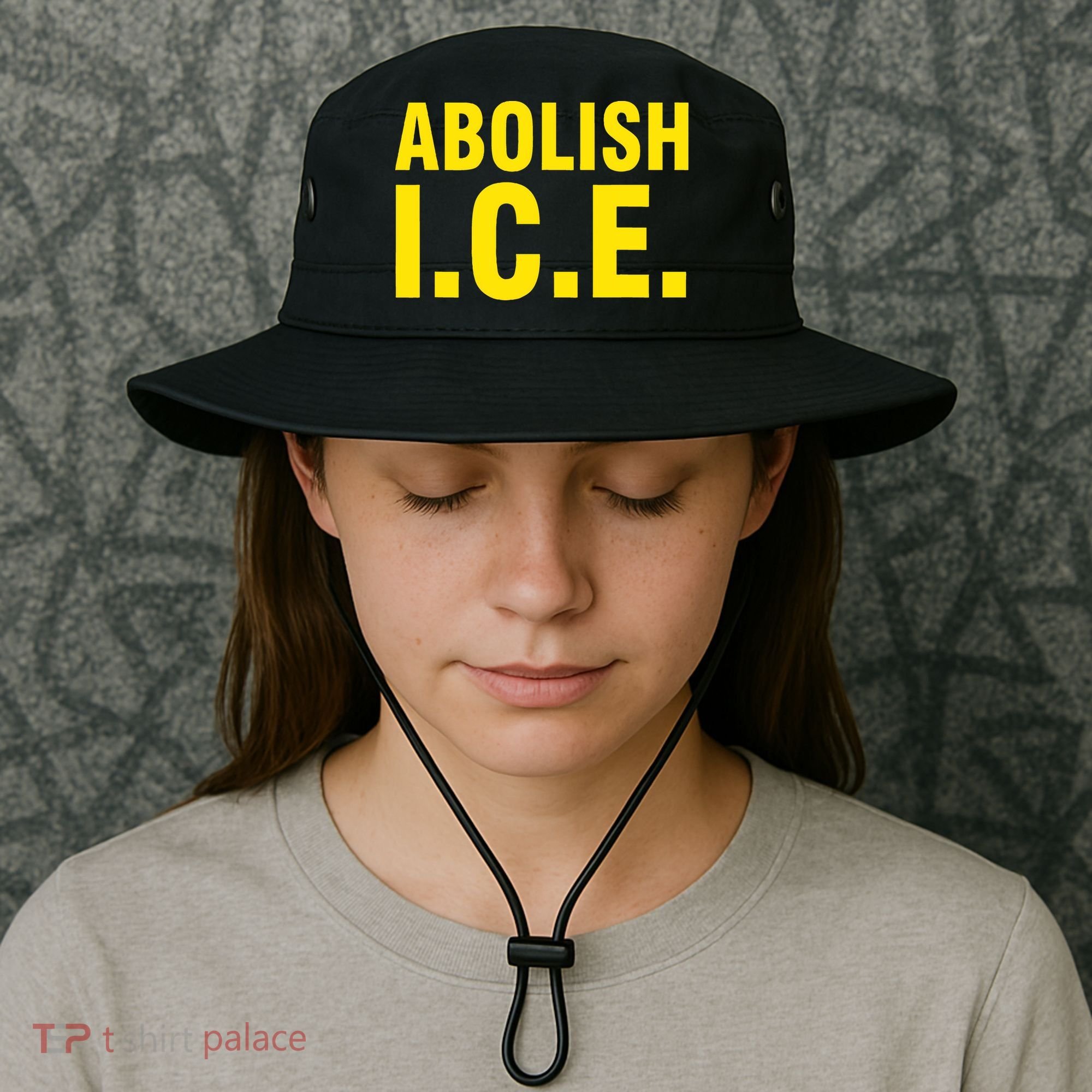 Abolish ICE Yellow Anti I.C.E Bucket Hat