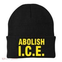 Abolish ICE Yellow Anti I.C.E Beanie thumb 0