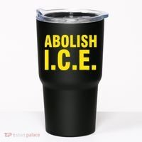 Abolish ICE Yellow Anti I.C.E Tumbler thumb 0
