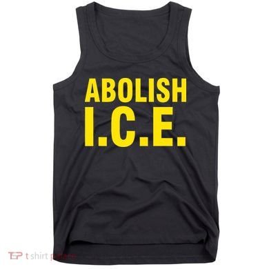 Abolish ICE Yellow Anti I.C.E Tank Top