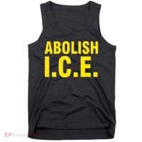 Abolish ICE Yellow Anti I.C.E Tank Top thumb 0