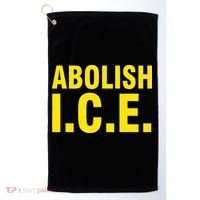 Abolish ICE Yellow Anti I.C.E Golf Towel thumb 0