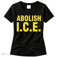 Abolish ICE Yellow Anti I.C.E Women's T-Shirt thumb 0