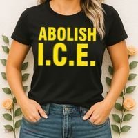 Abolish ICE Yellow Anti I.C.E Women's T-Shirt thumb 2
