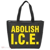 Abolish ICE Yellow Anti I.C.E Tote Bag thumb 0