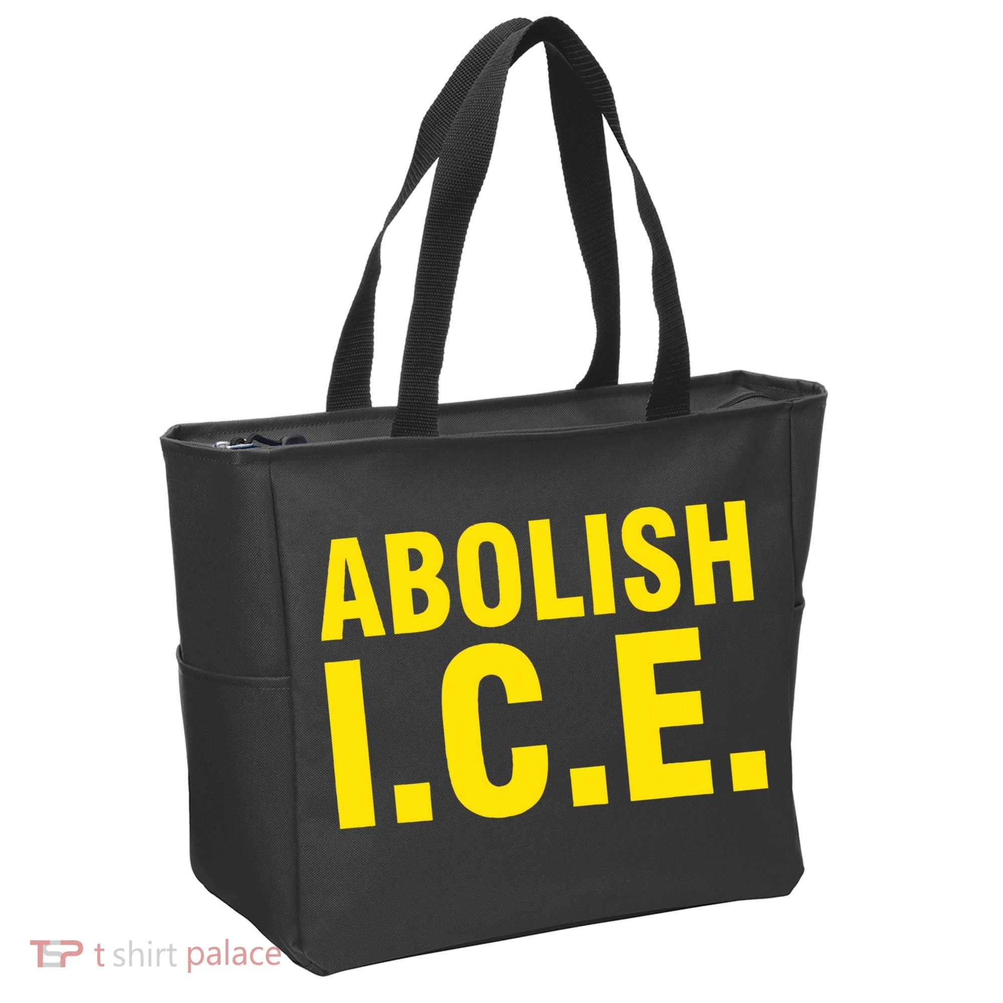 Abolish ICE Yellow Anti I.C.E Tote Bag
