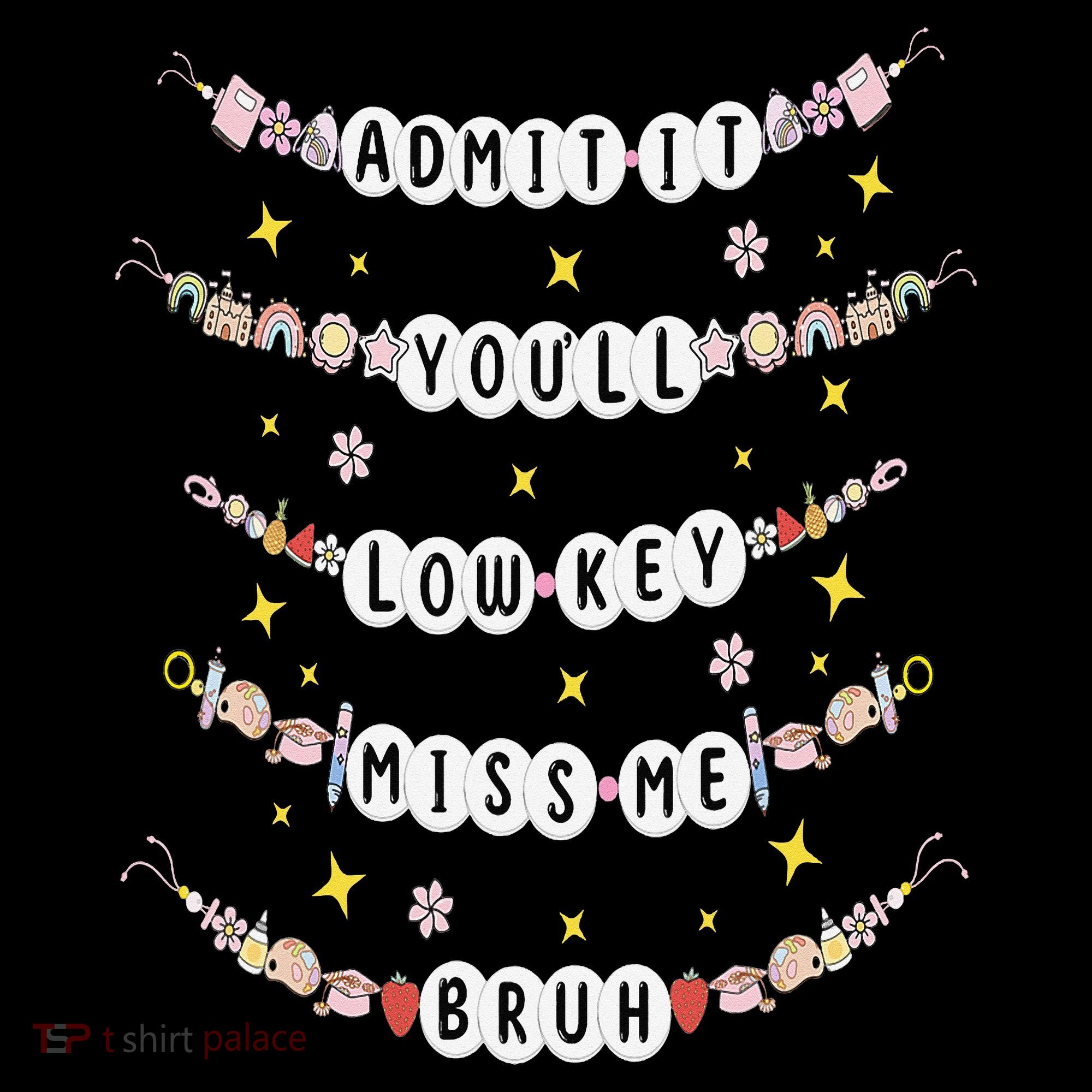 Admit It Youll Lowkey Miss Me Bruh Bracelets Teacher Coffee Mug