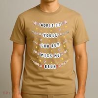 Admit It Youll Lowkey Miss Me Bruh Bracelets Teacher T-Shirt thumb 3