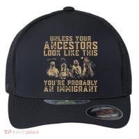 American Indian Youre Probably An Immigrant Flexfit Unipanel Trucker Cap thumb 0