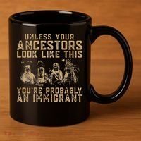 American Indian Youre Probably An Immigrant 11oz C Handle Ceramic Mug thumb 3