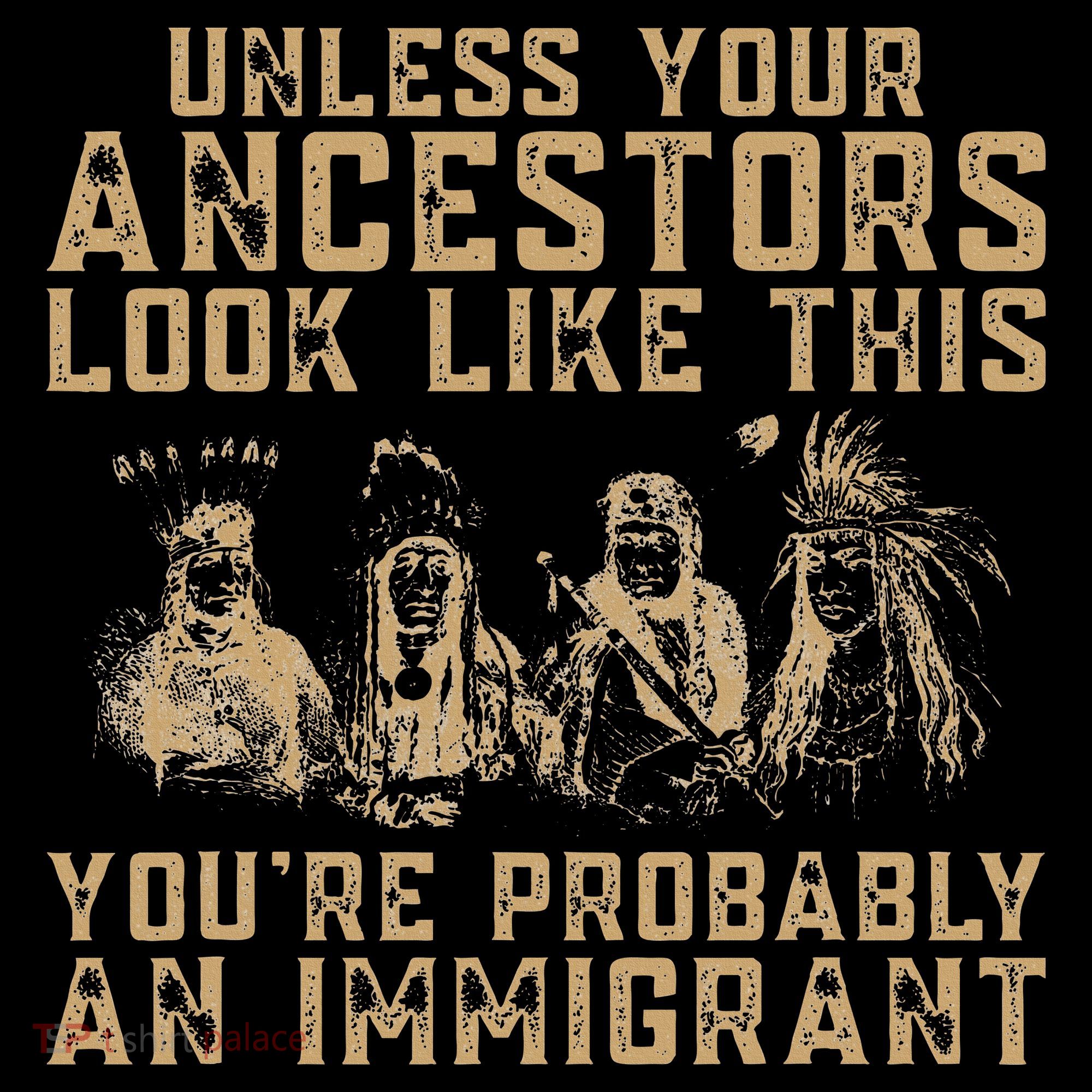 American Indian Youre Probably An Immigrant Women's Hoodie