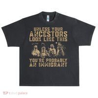 American Indian Youre Probably An Immigrant Urban Oversized Heavyweight T-Shirt thumb 0