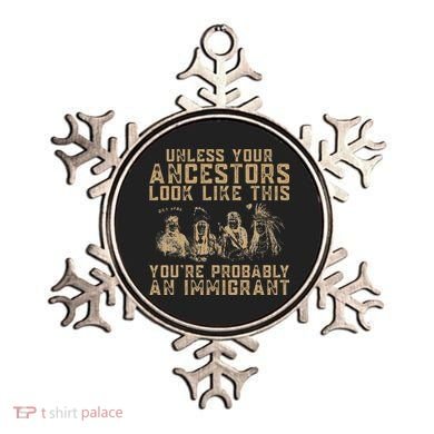 American Indian Youre Probably An Immigrant Ornament