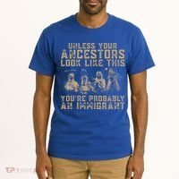 American Indian Youre Probably An Immigrant Tall T-Shirt thumb 2