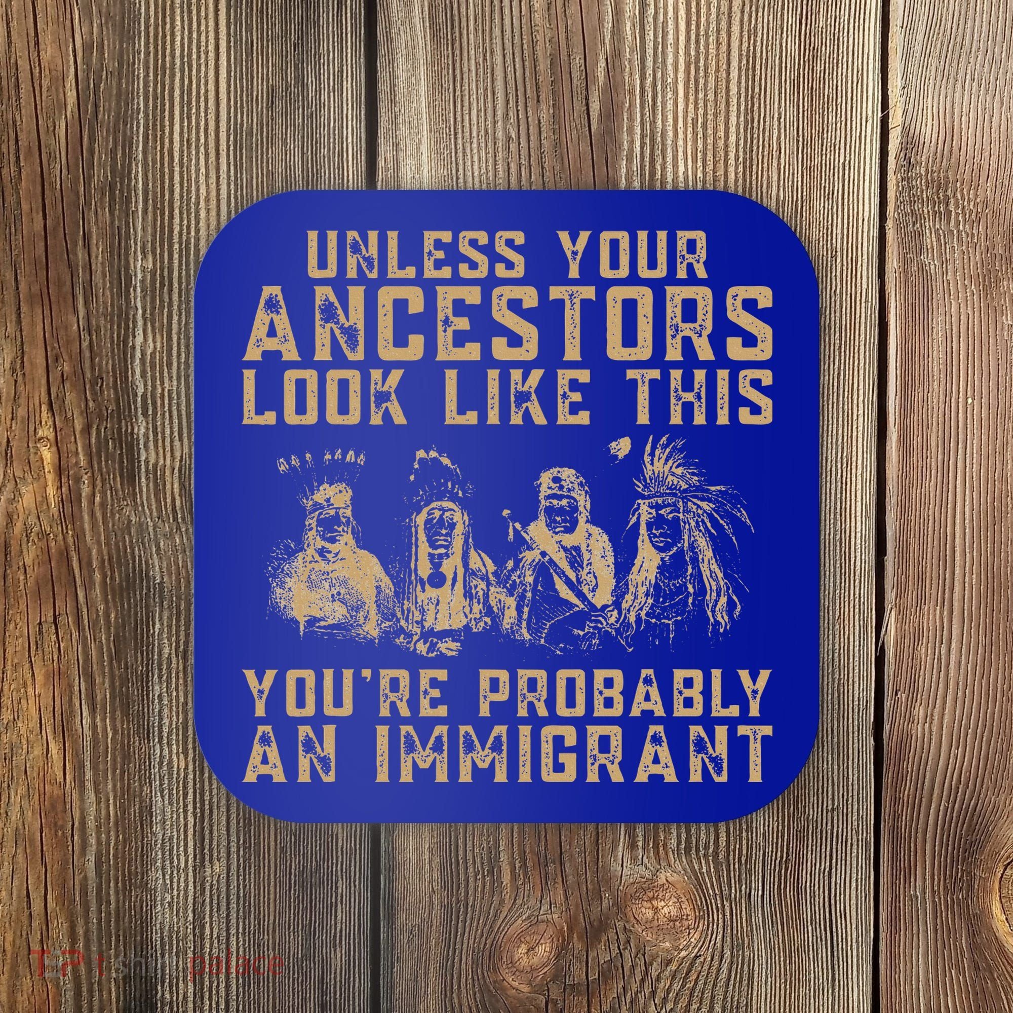 American Indian Youre Probably An Immigrant Coaster