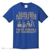 American Indian Youre Probably An Immigrant Kids T-Shirt thumb 0