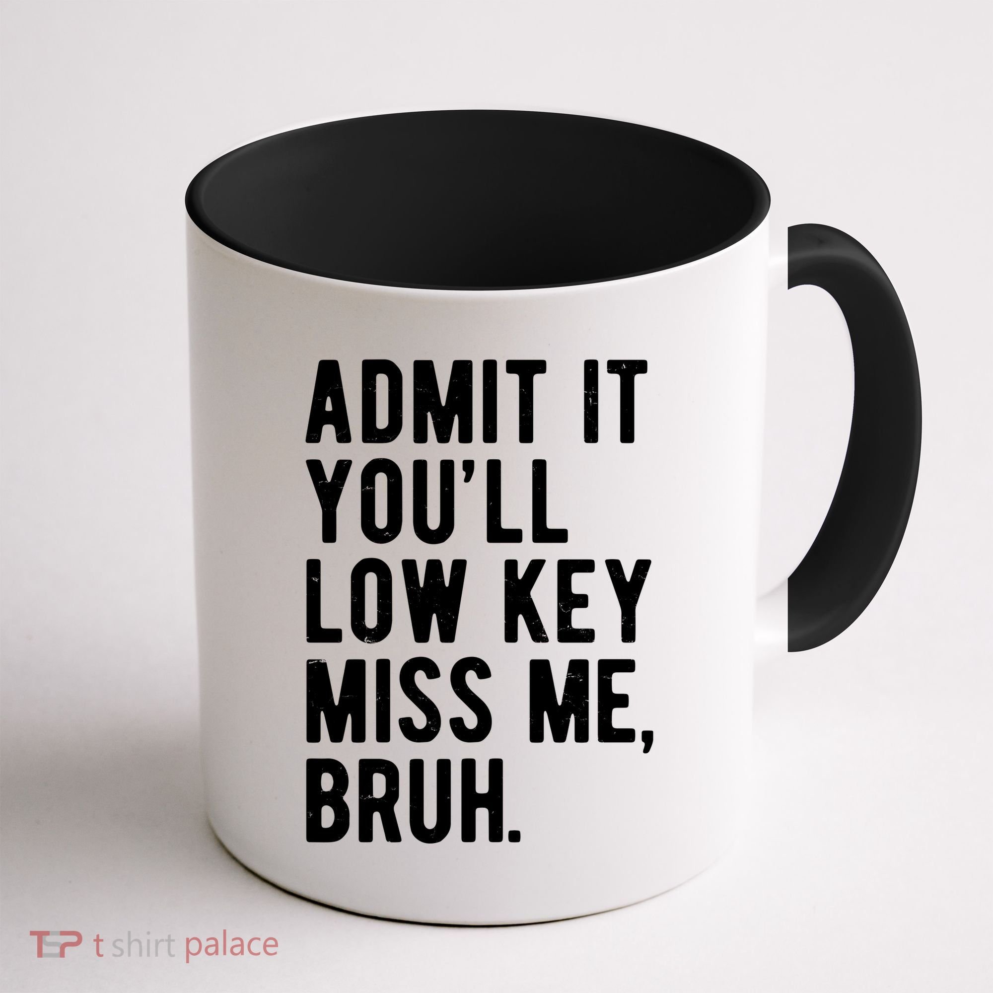 Admit It Youll Low Key Miss Me Bruh Funny Teacher Summer Coffee Mug