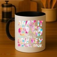 Admit It Youll Low Key Miss Me Bruh Tie Dye Beach Teacher Coffee Mug thumb 4