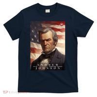Andrew Johnson 17th President Of The United States Portrait T-Shirt thumb 0