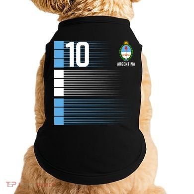 Argentina Jersey 10 Soccer World Doggie Tank