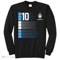 Argentina Jersey 10 Soccer World Sweatshirt thumb 0