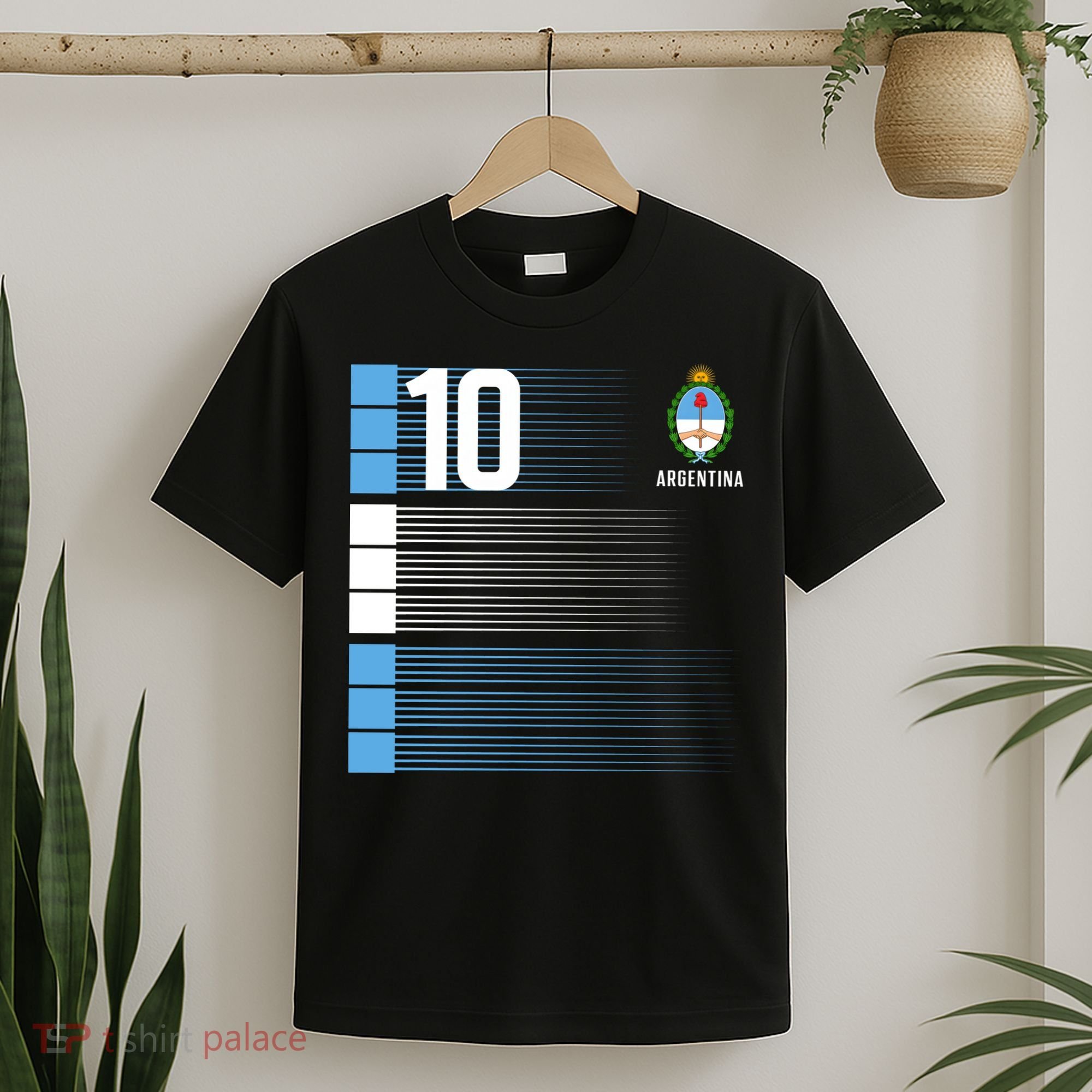 Argentina Jersey 10 Soccer World T-Shirt